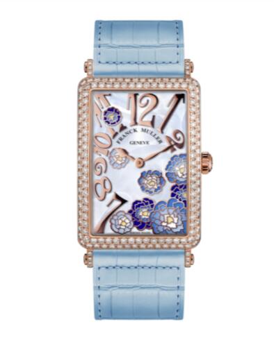 Franck Muller Long Island Flower Collection Replica Watch 952 QZ RELIEF MOP BU P D 5N